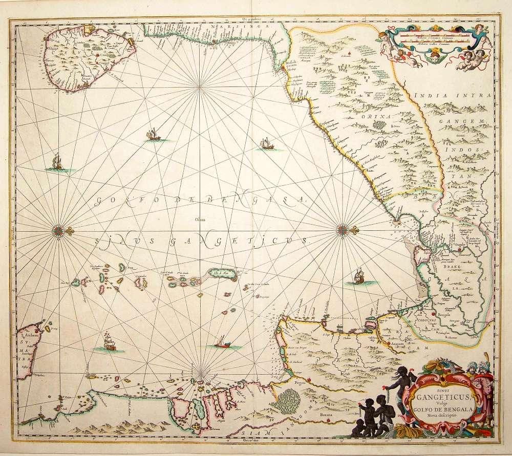historiske kart over Sri Lanka
